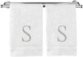 Monogrammed Hand Towel, Personalized Initial Gift, Extra Absorbent 100% Turkish by BareCotton