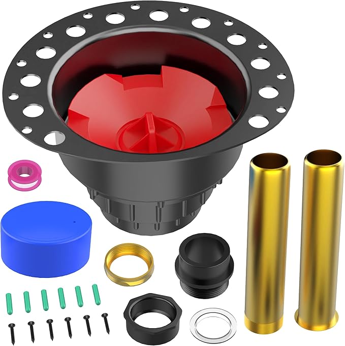 PVC Freestanding Tub Drain Kit, Bathtub Drain Rough-in Kit，Compatible by MUDGUD