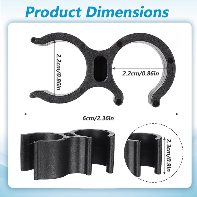2 PCS Shower Head Holder for Shower Chair, Universal Bath Seat Shower Bracket - Image 2