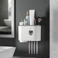 No-Drill Wall Mounted Toothbrush Holder, Bathroom Shelf, by Celsitudo