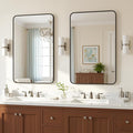 Antok 2-Pack Bathroom Mirrors, Decorative Mirror Vanity Mirror Aluminum Alloy by AntokMirror