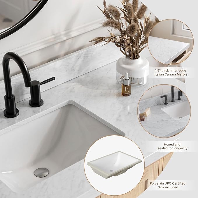ARIEL 55'' Bathroom Vanity - Image 5