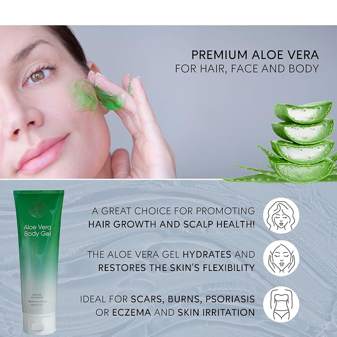 L’EUDINE Aloe Vera Gel – Pack of 3 – 8Fl Oz Aloe Vera Lotion – Premium Aloe Vera - Image 3