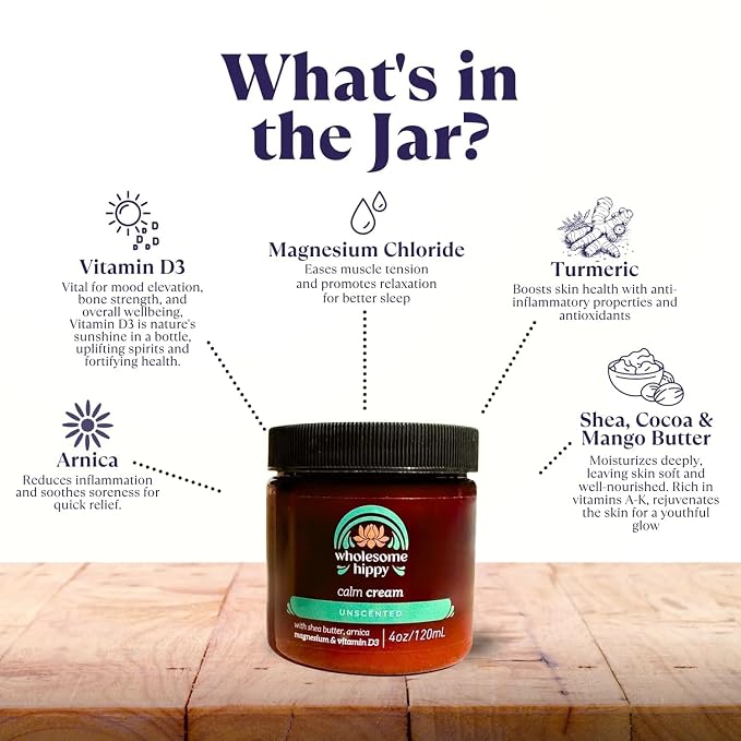 WHOLESOME HIPPY Calm Cream – Unscented Body Butter - Image 2