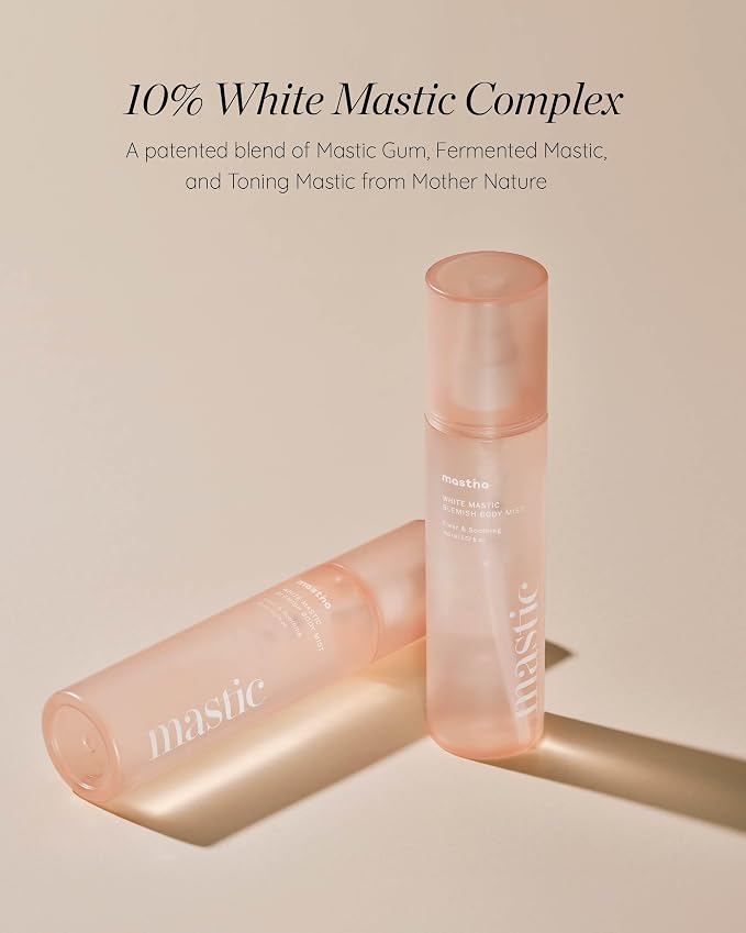 MASTINA White Mastic Cooling Body Mist, Hydrating & Brightening Body Spray - Image 3