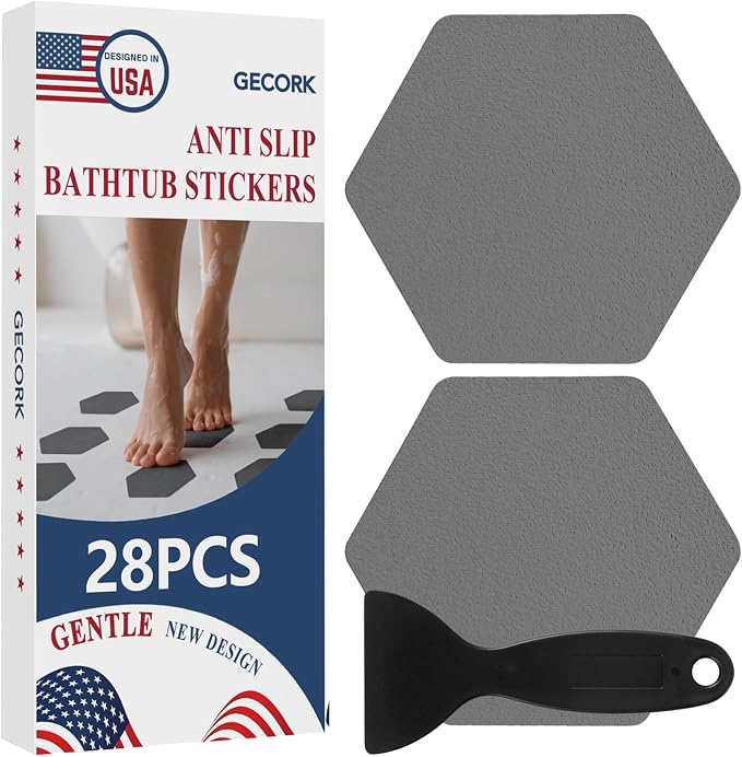 28 PCS Shower Floor Non Slip Stickers by Gecork