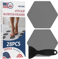 28 PCS Shower Floor Non Slip Stickers by Gecork