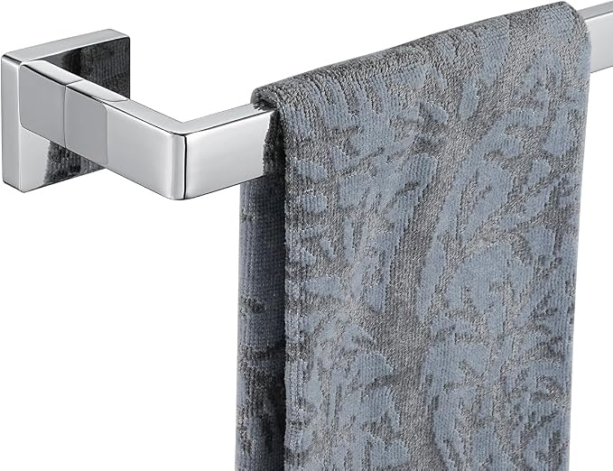 JQK Polished Towel Bar, Rounded Edges 18.41 Inch Towel Rack, 304 Stainless by Homeimprovement