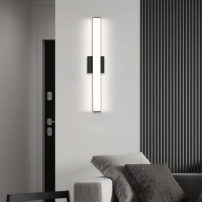 Bathroom Vanity Light Brushed Nickel Square LED 24 inch 14W 4000K Natural White - Image 8