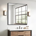 BONEWEI Bathroom Mirror, 36x40 inch Wall Mirror by BONEWEI