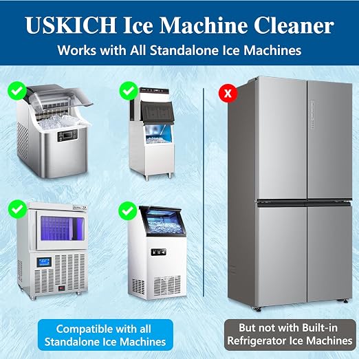 USKICH 4 Pack Ice Machine Cleaner Maker Descaler-68 fl oz Nickel Safe Descaler - Image 4