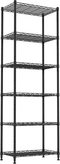 REGILLER 6 Wire Shelving Steel Storage Rack Adjustable Unit Shelves by REGILLER