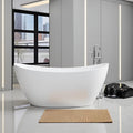 60" Acrylic Freestanding Bathtubs, High-back Stand Alone Tub, Soaking Tubs by MEDUNJESS