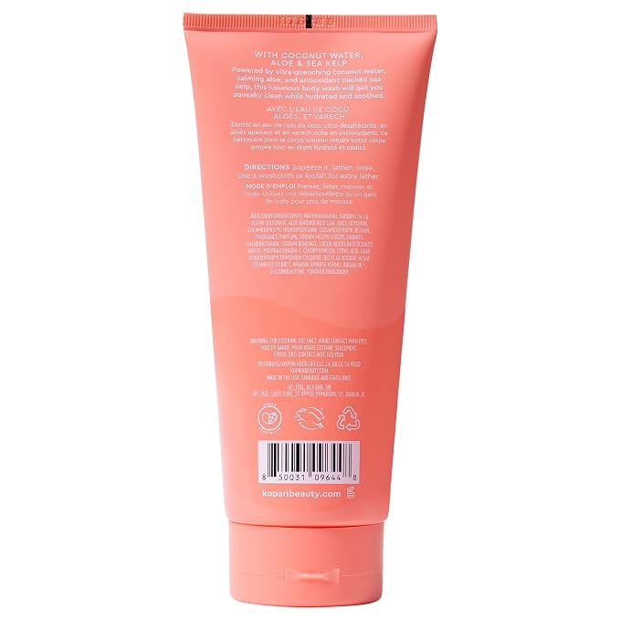 Kopari Guava Hydrating Body Wash | Lathers Foaming Wash Cleanses Without - Image 2