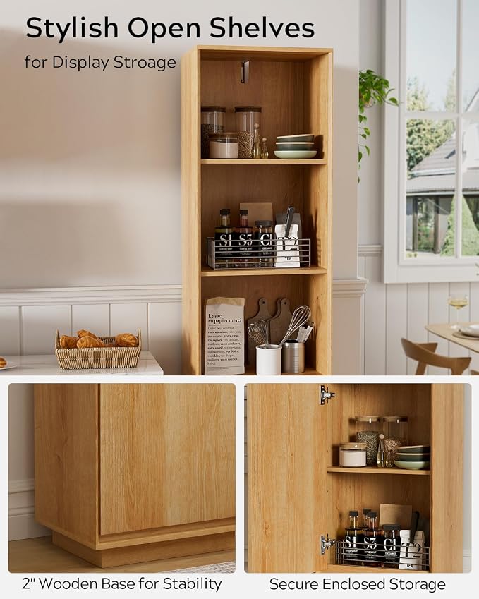 67" Tall Bathroom Storage Cabinet - Image 3