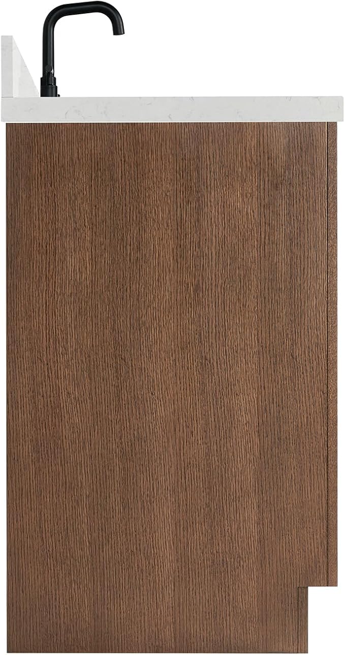 ARIEL Hepburn 60 Inch Single Rectangle Sink Bathroom Vanity - Image 5