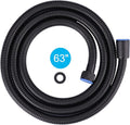Aleasha Matte Black Finished Shower Hose, 63 Inches SUS 304 Stainless Steel by ALEASHA