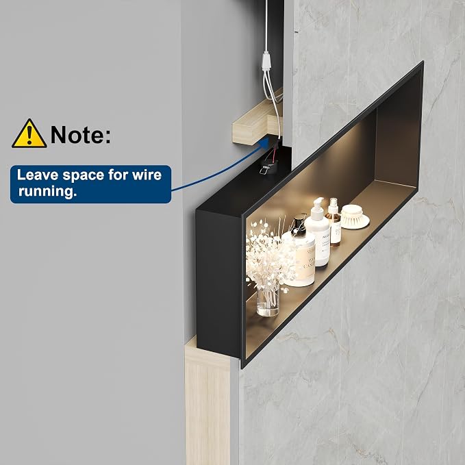 Neodrain Wall Niche with Non-dim LED Downlight - Image 4