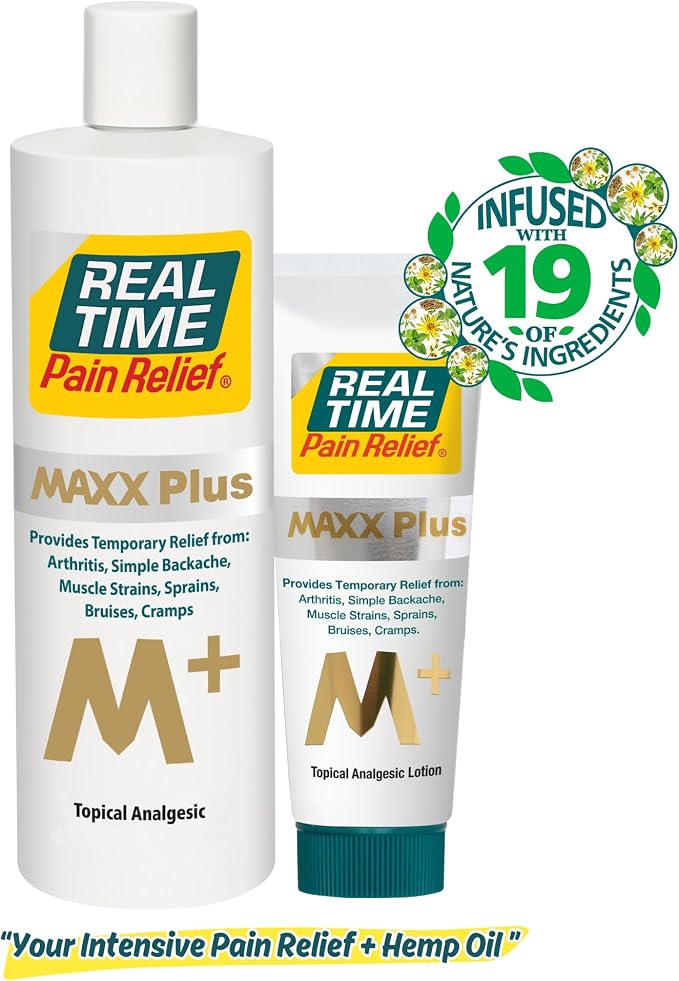 Real Time Pain Relief MAXX Plus - 3oz Tube | Intensive Formula - Image 3