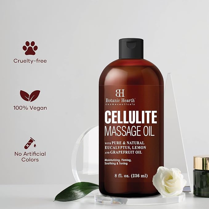 Botanic Hearth Anti Cellulite Massage Oil | Cellulite Oil - Image 5