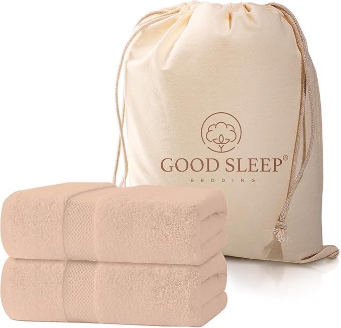 100% Cotton Bath Towels, Luxury 700 GSM Bath Towel, Highly Absorbent Bathroom by GoodSleepBedding