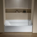 WOODBRIDGE 60” x 32” Alcove Soaking Bathtub in white by WOODBRIDGE