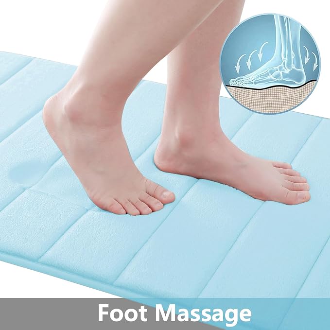 Buganda Memory Foam Bath Mat, 35.4" x 24", Ultra Soft and Non-Slip Bathroom Rugs - Image 2