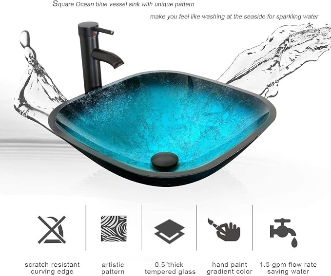 eclife 24" Modern Bathroom Vanity Sink Combo Freestanding Cabinet - Image 5
