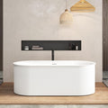 FerdY Nami 67" Acrylic Freestanding Bathtub, V Shape Freestanding Soaking by FerdY