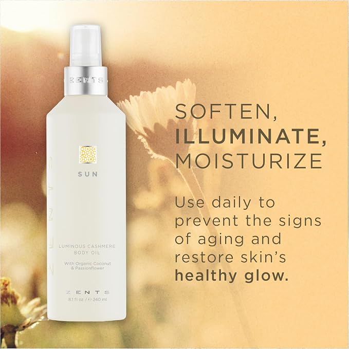 Zents Luminous Cashmere Body Oil | Moisturizing Body Oil - Image 2