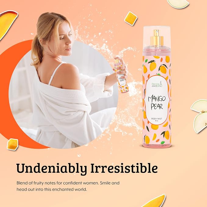 Exquisite Body Spray Mango Pear Scent: Luxury Women's Perfume Fragrance Body - Image 3