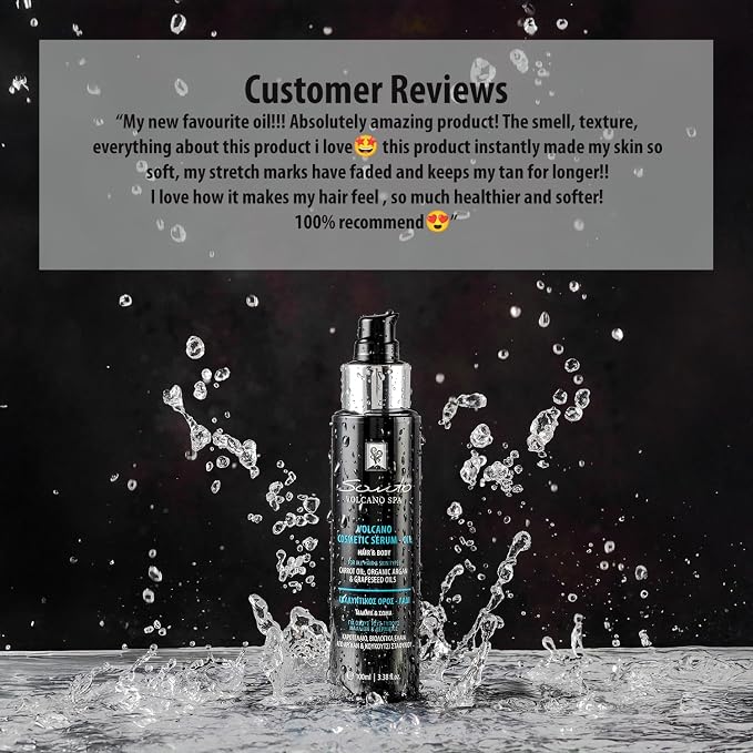 Volcano Cosmetic Serum 100ml – Hydrating & Anti-Aging Hair & Body Oil – Body - Image 8