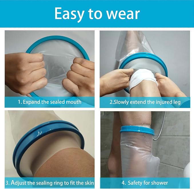 100% Waterproof Extra Wide Leg Cast Cover - Image 6