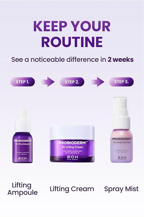 BIOHEAL BOH Probioderm 3D Lifting Travel Size Skin Care Kit | Korean Skincare - Image 9