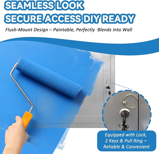 21.65" x 21.65" Aluminum Insulated Fire Rated Access Panel Door - Image 4