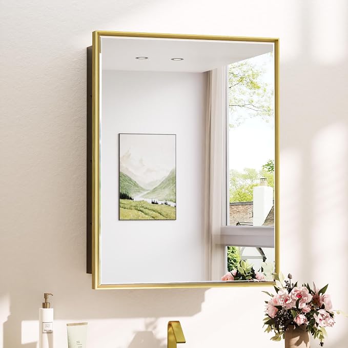TokeShimi 21x27 Recessed Medicine Cabinet by RefinedBathroomAccessories