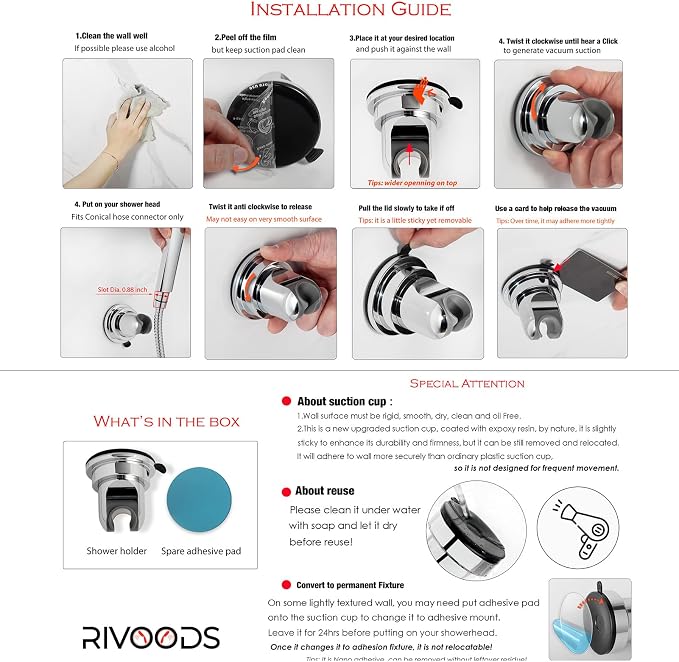 Handheld Shower Head Holder - Image 7