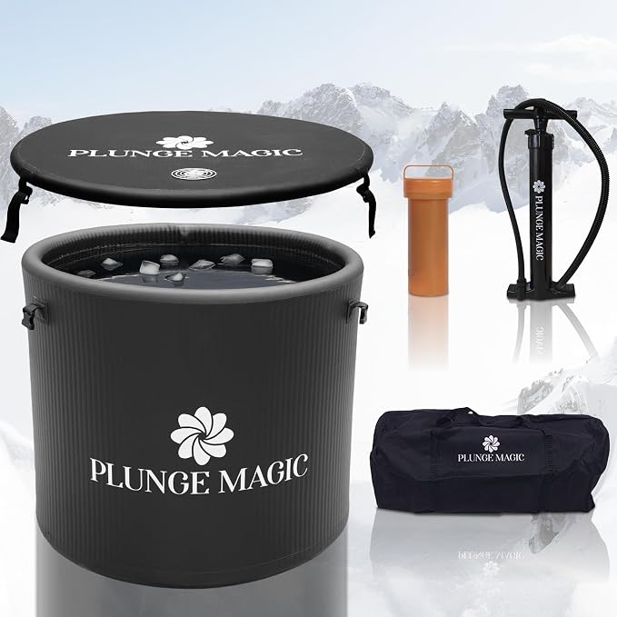 Cold Plunge Tub Inflatable Ice Bath Tub by PLUNGEMAGIC