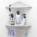 Shower Corner Shelf, No Drilling by Unknown