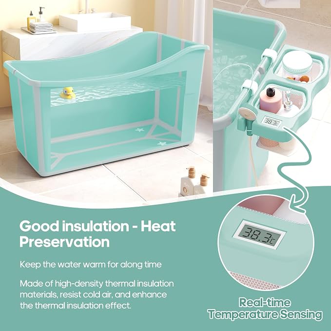 Collapsible Baby Bathtub Foldable Bathtub - Image 5