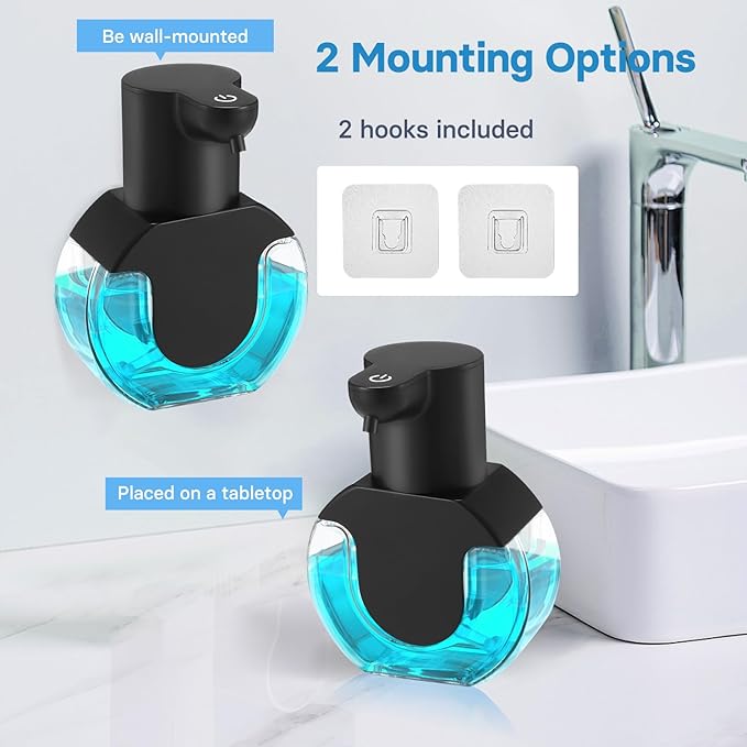 2 Pack Automatic Soap Dispenser, 14.2oz/420ML Touchless Automatic Foaming Hand - Image 5