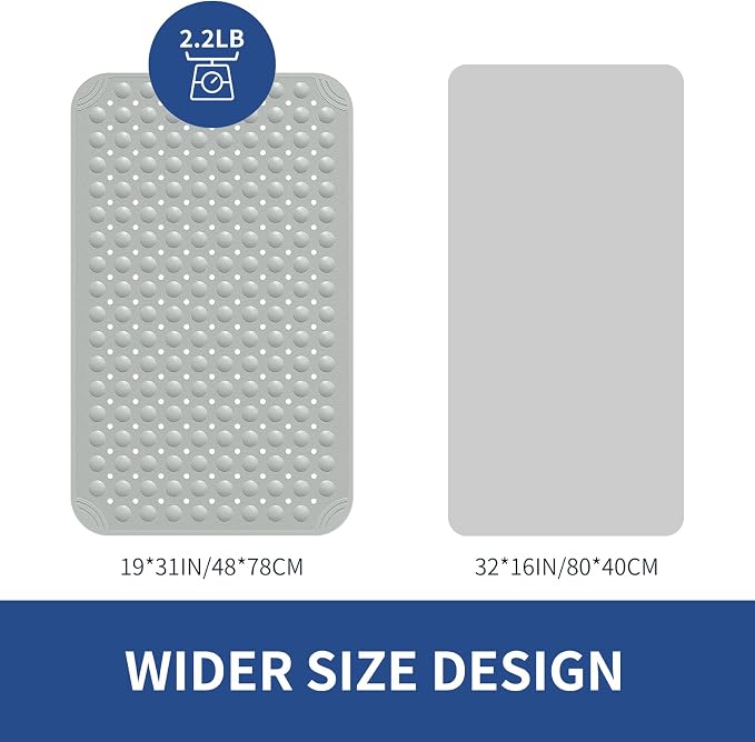 OTHWAY Non Slip Bathtub Mat, Anti-Slip Mats - Image 2
