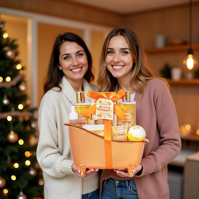 Orange Scents spa gift set Great Gift Lemon Spa Gifts - Image 3