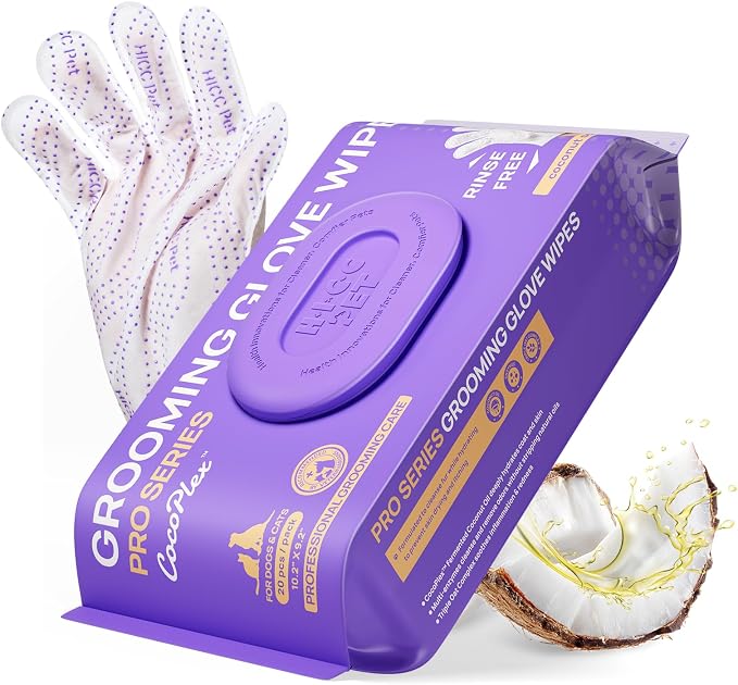 HICC PET Glove Wipes Pro – Pet Cleaning Gloves by HICCPET