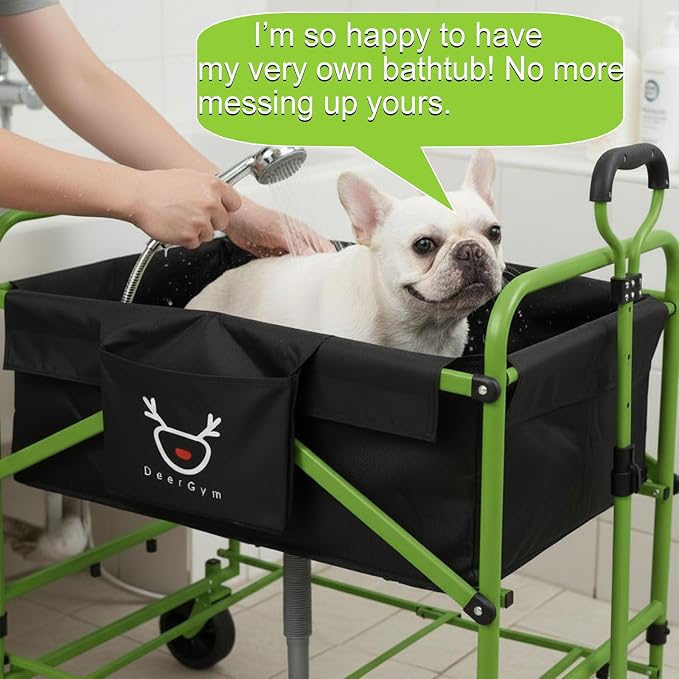 2-in-1 Dog Bathtub and Dog Stroller, Portable Dog Bath and Pet Stroller - Image 6