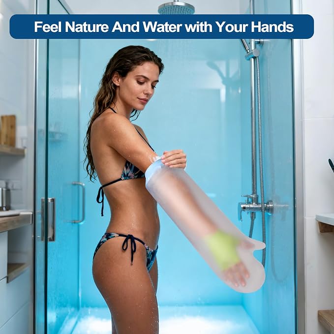 Cast Cover for shower Arms/Hands Medical-Grade Shower & Swim Protector | - Image 2