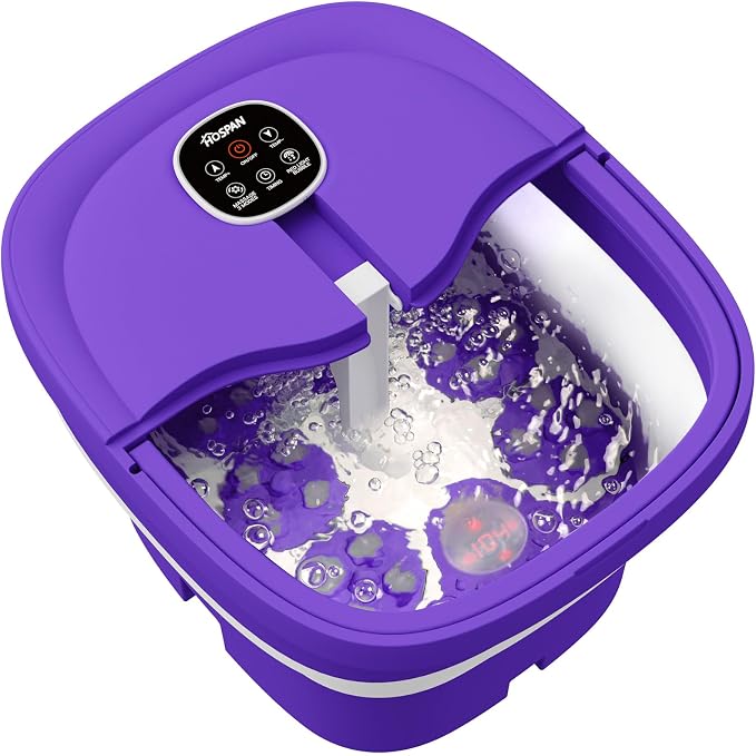HOSPAN Collapsible Foot Spa Electric Rotary Massage, Foot Bath by HOSPAN