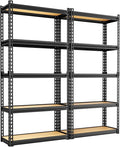 LEVELEVE 5-Tier Storage Shelving Unit, 2020 lbs Capacity, Heavy Duty Adjustable by Enjoyyourlife