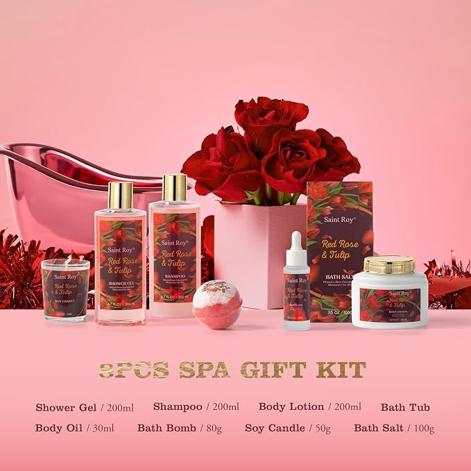 Christmas Gifts for Women, spa kit Gifts for Her Mother's Day Bath Spa Gift Set - Image 4