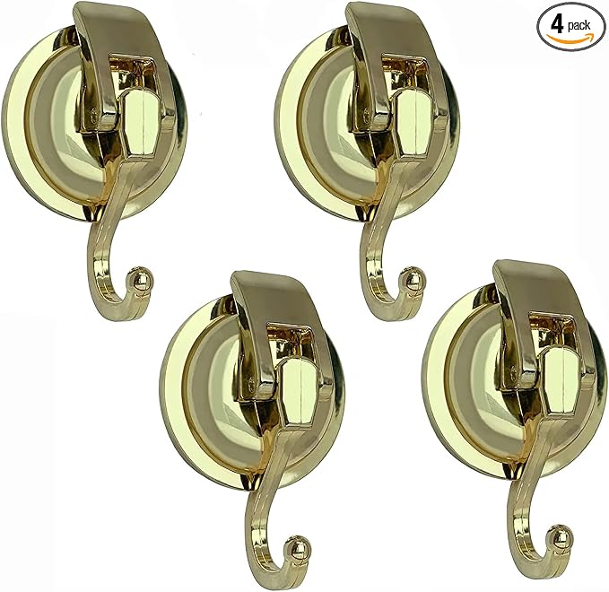 Suction Cup Shower Hooks by YSSILADI